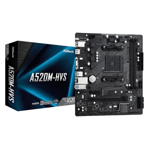 ASRock A520M-HVS AMD AM4 Micro ATX Motherboard
