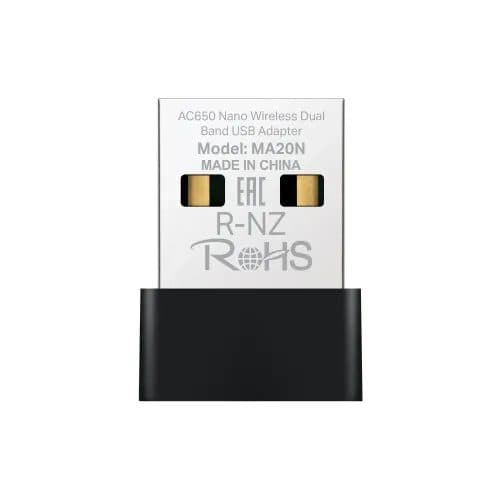 Mercusys MA20N AC650 Nano Dual-Band USB Wi-Fi Adapter
