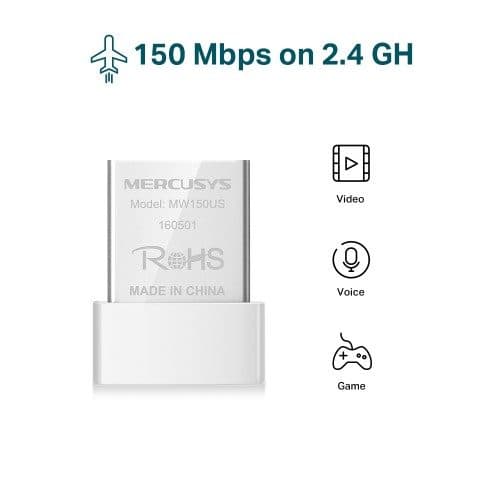 Mercusys MW150US N150 Nano USB WiFi Adapter
