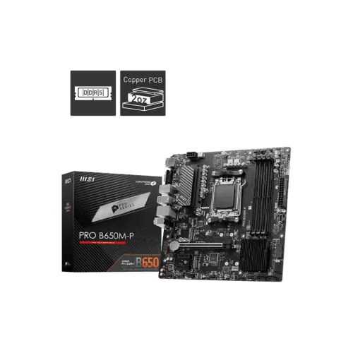 MSI PRO B650M-P DDR5 AMD AM5 mATX Motherboard