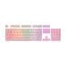 Redragon A130 Pudding 104 Keys Standard Doubleshot PBT Keycap Set