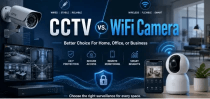 CCTV vs. WiFi Camera: Which Is Better For Home, Office, or Business?