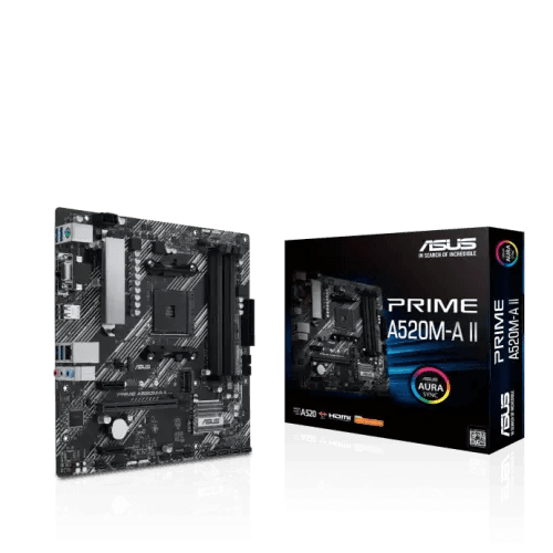 Asus PRIME A520M-A II AM4 micro ATX Motherboard