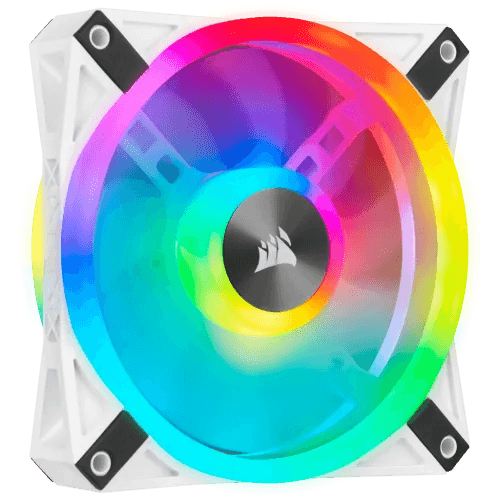 Corsair iCUE QL120 RGB 120mm PWM White Single Case Fan