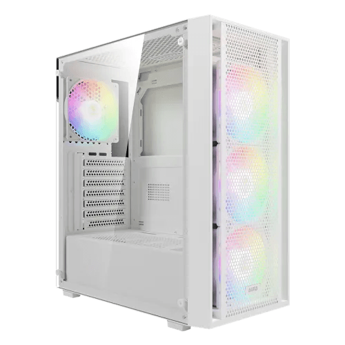 Gamdias AURA GC2 ELITE WH Perforated RGB Mid-Tower Casing