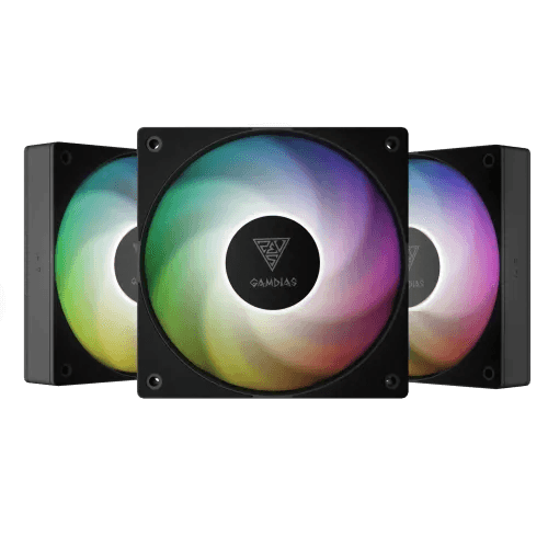 Gamdias NOTUS M1-1203 ARGB 120mm Casing Cooling Fan (3 Pack)