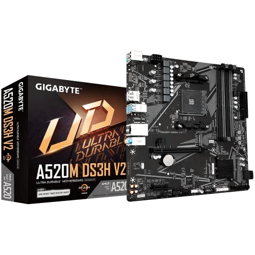 Gigabyte A520M DS3H V2 Micro-ATX DDR4 AMD AM4 Motherboard