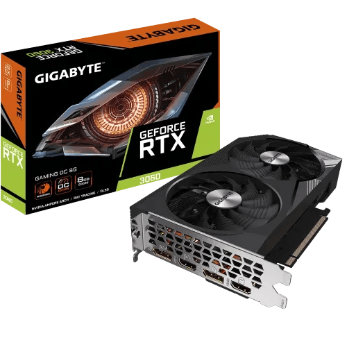 GIGABYTE GeForce RTX 3060 GAMING OC 8GB GDDR6 Graphics Card