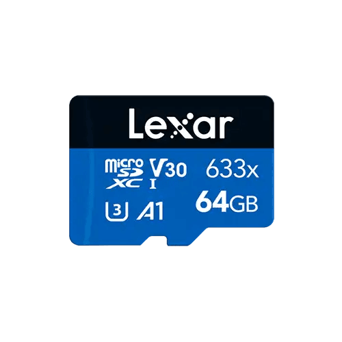 Lexar High-Performance 633x 64GB MicroSDXC UHS-I Memory Card