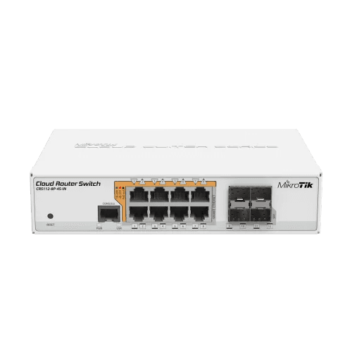 Mikrotik CRS112-8P-4S-IN 8 port Gigabit POE Smart Switch