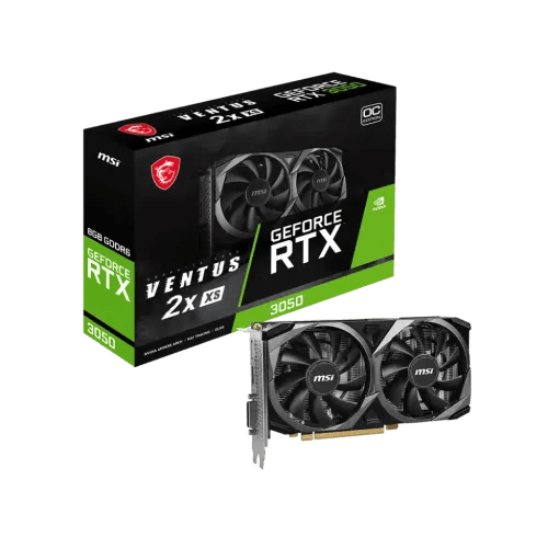 MSI GeForce RTX 3050 VENTUS 2X XS 8GB OC GDDR6 Graphics Card