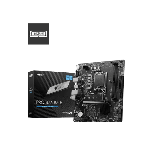 MSI PRO B760M-E DDR5 m-ATX Motherboard