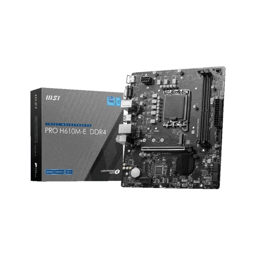 MSI PRO H610M-E DDR4 mATX Motherboard