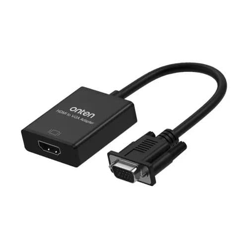 Onten OTN-7557A HDMI Female to VGA Male Adapter with Audio