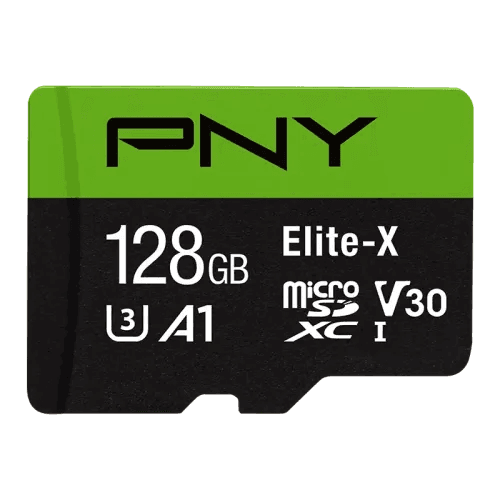 PNY Elite-X 128GB Class 10 U3 V30 microSDXC Memory Card