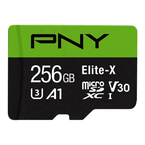 PNY Elite-X 256GB Class 10 U3 V30 microSDXC Memory Card