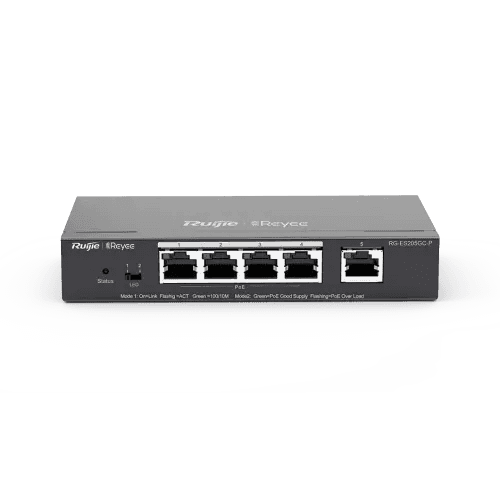Ruijie RG-ES205GC-P 5-Port Gigabit Smart Cloud Managed PoE Switch