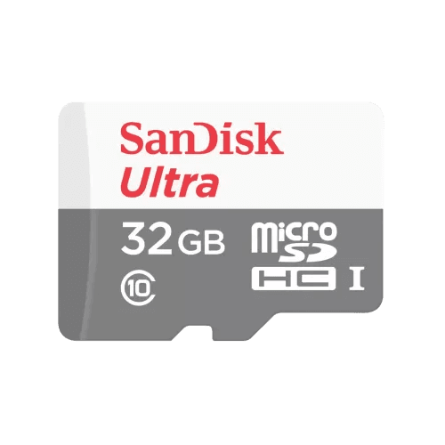 SanDisk Ultra 32GB Class-10 100mbps Micro SDHC UHS-I Memory Card (SDSQUNR-032G-GN3MN)