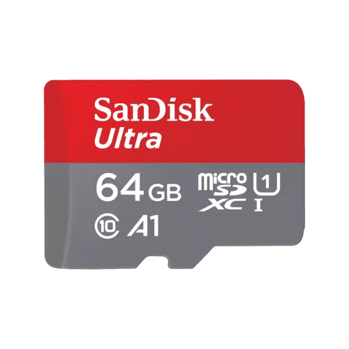 SanDisk Ultra SQUAB 64GB MicroSDXC UHS-I Memory Card (SDSQUAB-064G-GN6MN)