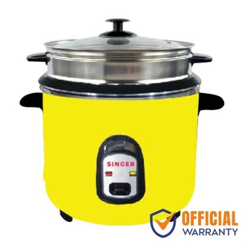 Singer B1800EXPRESS-PRO 1.8 L Rice Cooker Yellow With Steamer