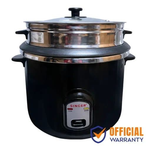 Singer B2800DELUX 2.8 L Rice Cooker with Steamer