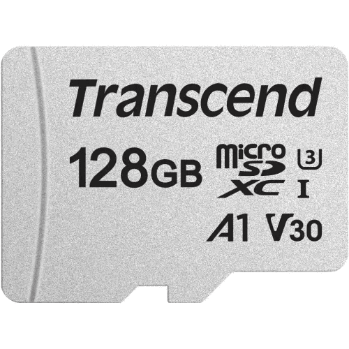 Transcend 128GB MicroSDXC/SDHC 300S Class 10 Memory Card (TS128GUSD300S)