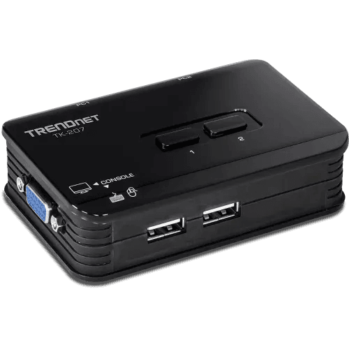 TRENDnet TK-207K 2-Port USB KVM Switch Kit