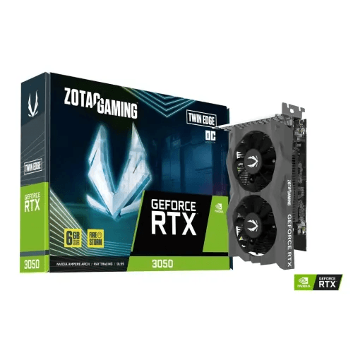 Zotac GAMING GeForce RTX 3050 Twin Edge OC 6GB GDDR6 Graphics Card